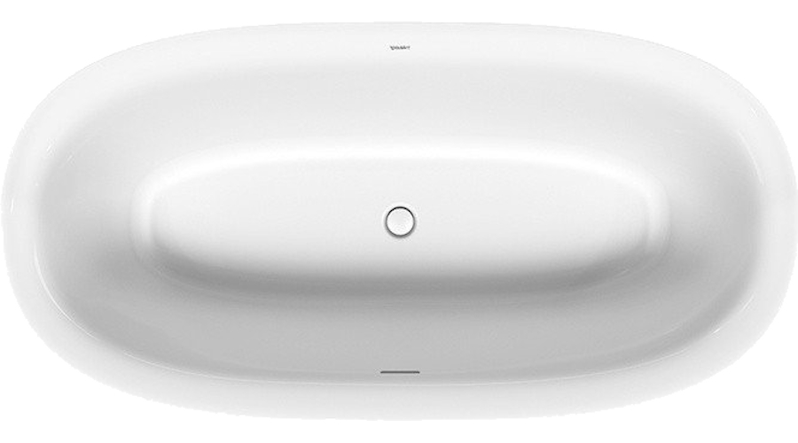 Ванна акриловая Duravit White Tulip 180x90 см белая 700469000000000 (детальная фотография), акриловые