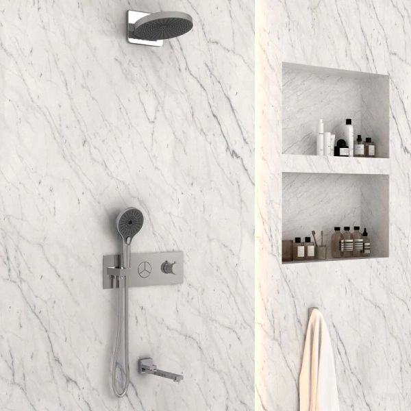 Душевой комплект Vincea хром VSFW-432TI1CH (детальная фотография), хром