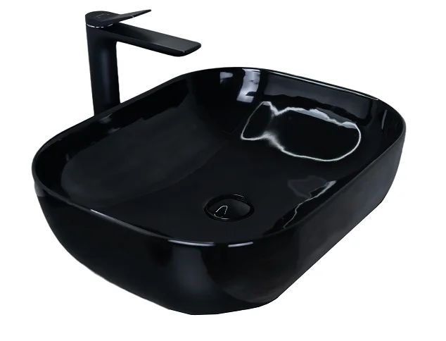 Раковина GID Geometrico BL1302 50 см черная 53347 (детальная фотография)