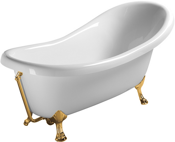 Ванна акриловая, отделка золото, GSI Classic VAL2 (детальная фотография)