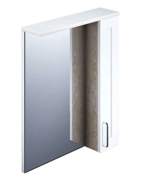 Зеркальный шкаф с подсветкой IDDIS Sena 60 см белый SEN6000i99 (детальная фотография), 60 см