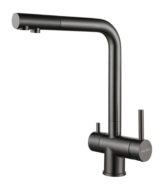 Смеситель для кухни Paulmark Skalen вороненая сталь Sk213020-GM (детальная фотография)