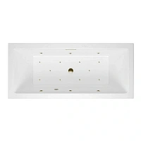 Ванна гидромассажная Excellent Heaven Slim Relax 180 x 80 см, белый/бронза, WAEX.HEV18S.RELAX.BR