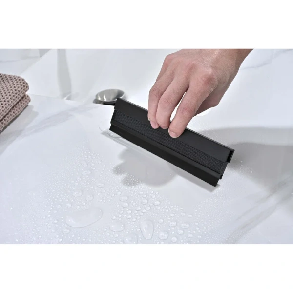 Полочка для ванной Акватек черный матовый AQ4976MB (детальная фотография), черные index_1