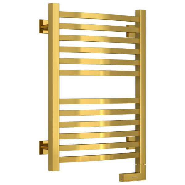 Полотенцесушитель электрический Сунержа Аркус 2.0 60х40 см из нержавеющей стали (детальная фотография), из нержавеющей стали, без полки, неповоротные, с терморегулятором 