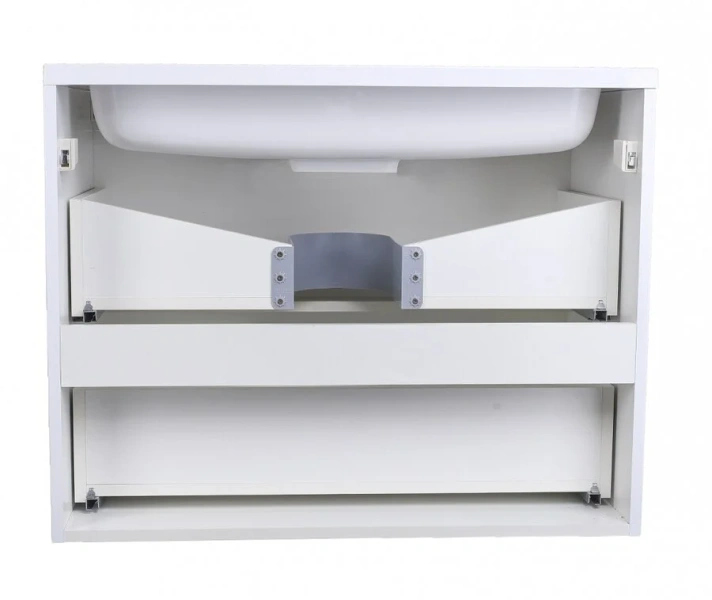 Тумба с раковиной подвесная Style Line Каре СС-00002270 80 см с ящиками (детальная фотография), 80 см