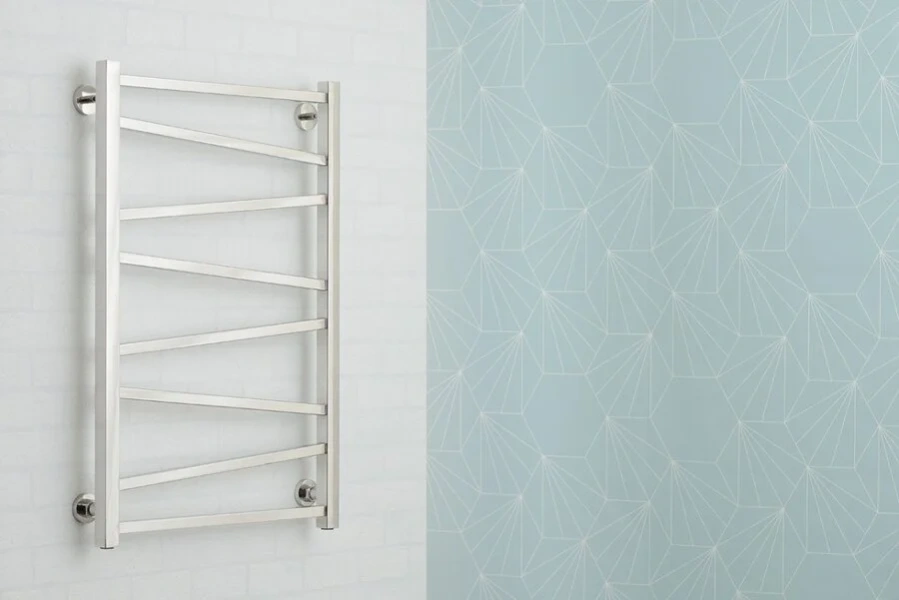 Полотенцесушитель водяной Сунержа Сирокко 50х80 см без покрытия 00-0253-8050 (детальная фотография), из нержавеющей стали, без полки, неповоротные