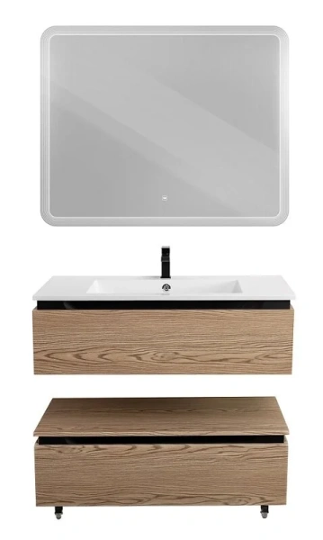 Тумба подвесная Cezares Slider 100 см дуб тангент SLIDER-1000-1C-PI-RT-P (детальная фотография), в наличии index_1