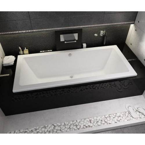 Ванна акриловая Riho Lusso 170х75 см без гидромассажа B007001005 (детальная фотография), без гидромассажа, недорогие, с ручками, большие
