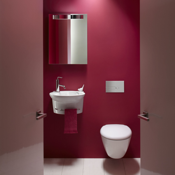 Раковина Jacob Delafon Presqu’ile E1337-00 (детальная фотография), белые