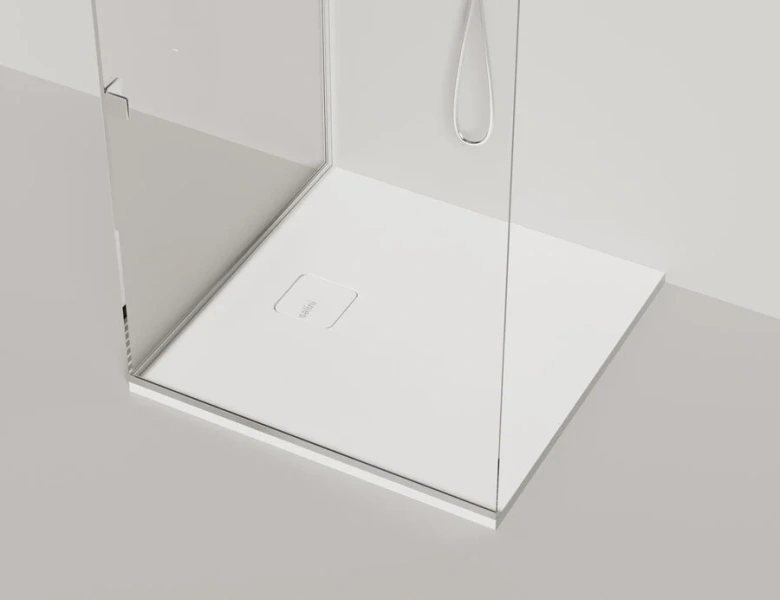 Душевой поддон Salini Oasi 90x90 см белый матовый 120321M (детальная фотография)