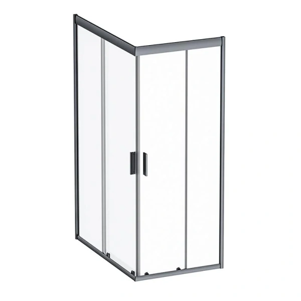 Душевой уголок Am.Pm Gem 120х80 см профиль черный W90G-404-120280-BT (детальная фотография)