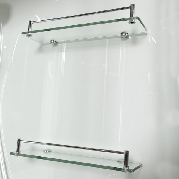 Душевая кабина Deto A 120х80 см левая A102LGM (детальная фотография), со стеклянными задними стенками