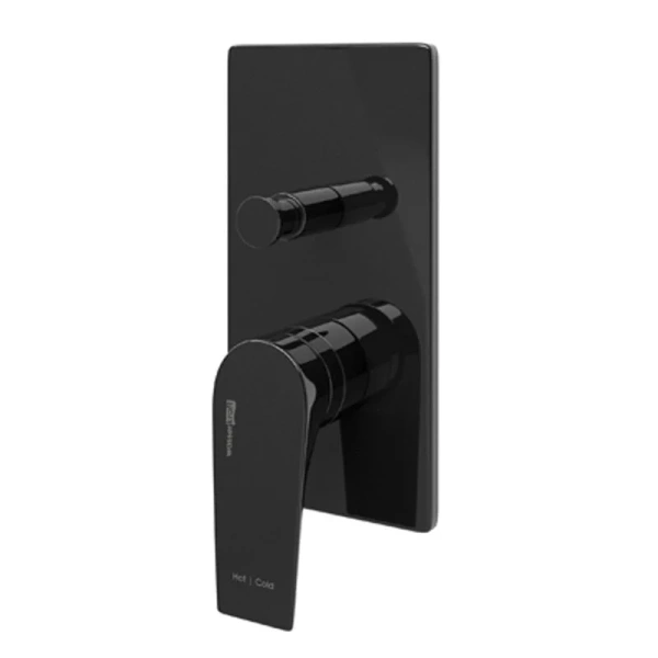 Душевой комплект WasserKRAFT Glan черный глянец A66209 (детальная фотография), душевые комплекты, наборы