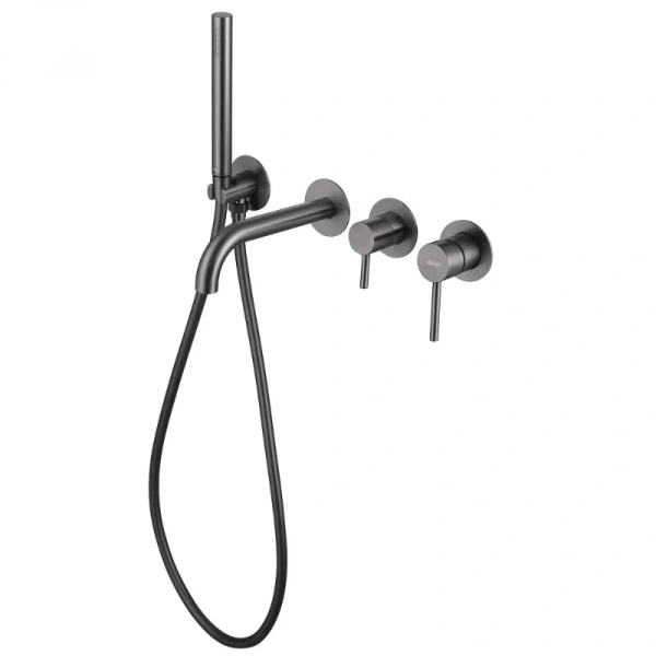 Смеситель для ванны Abber Wasser Kreis никель AF8130NG (детальная фотография)