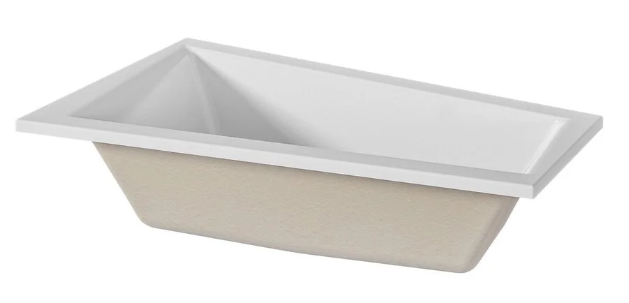 Ванна акриловая 1Marka Thomas 01том1710л / 01том1710п, 170 x 100 см, левая/правая, белый (детальная фотография), асимметричные