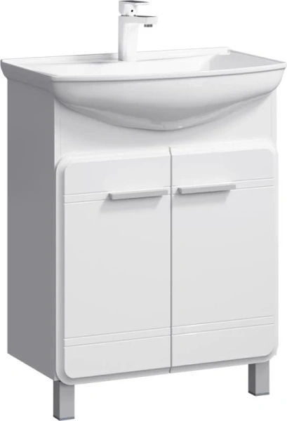 Тумба под раковину напольная Aqwella Корсика 65 см белая Kor.01.06 (детальная фотография)