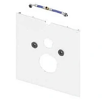 Нижняя стеклянная панель для установки унитаза с крышкой биде, цвет белый, Tece TECElux 9650102