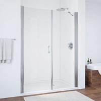 Душевая дверь профиль глянцевый хром стекло прозрачное Vegas-glass