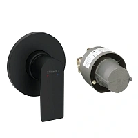 Смеситель для душа Hansgrohe Rebris черный матовый