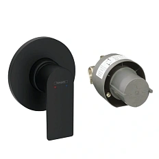 Смеситель для душа Hansgrohe Rebris черный матовый