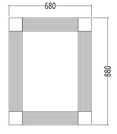 Зеркало для ванной Devon&Devon Frost SRFROST (детальная фотография), по запросу