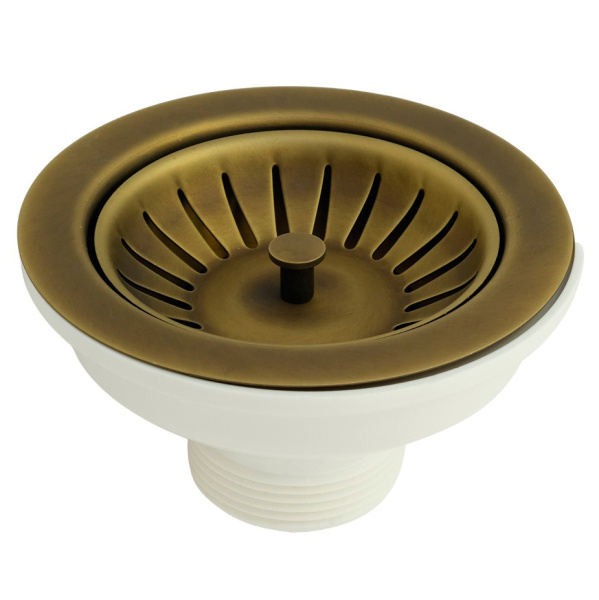 Слив для кухонной мойки Migliore бронза 22080 (детальная фотография)