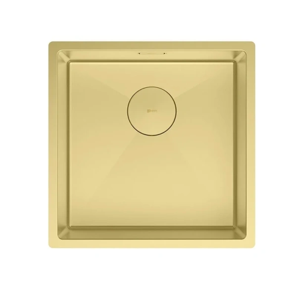 Мойка для кухни Lemark Olanga 44 см светлое золото 9938122 (детальная фотография)