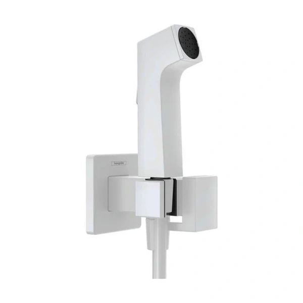Гигиенический душ со смесителем Hansgrohe Bidette белый матовый 29233700 (детальная фотография)