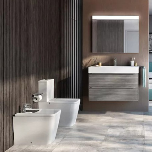 Биде напольное Roca Inspira белое 357537000 (детальная фотография), современные, hi-tech