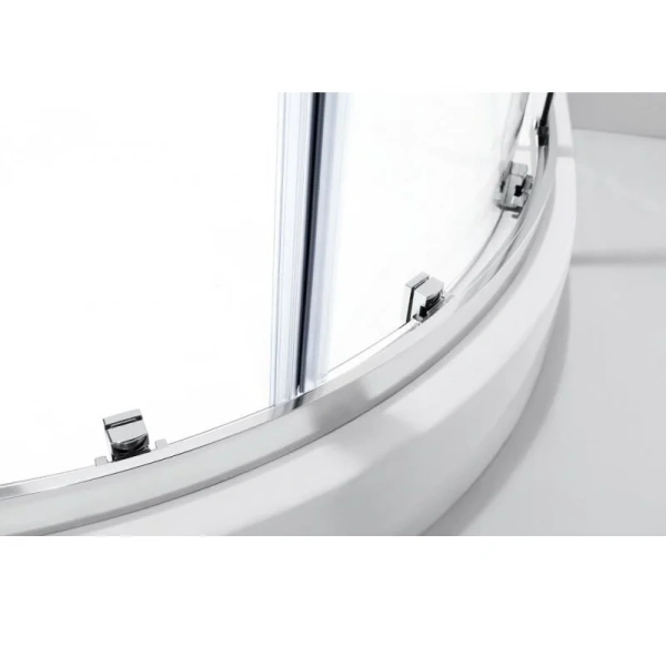 Душевой уголок Cezares Molveno 100x80 см профиль хром стекло прозрачное MOLVENO-RH-2-100/80-C-Cr-IV (детальная фотография), раздвижные