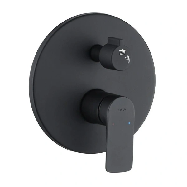 Душевой комплект Black&White Universe черный матовый 8311BUK (детальная фотография), душевые комплекты, наборы index_1