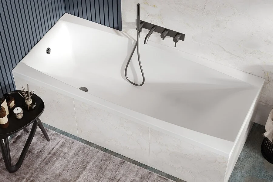 Ванна из искусственного камня Belux Импульс ВИ-1700, 4810924188533, 170 x 75 см, белый (детальная фотография), 170 см