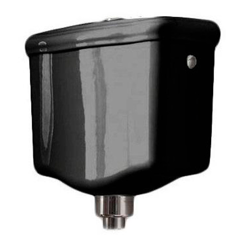 Бачок для унитаза Kerasan Retro черный глянец 108204 nero (детальная фотография)