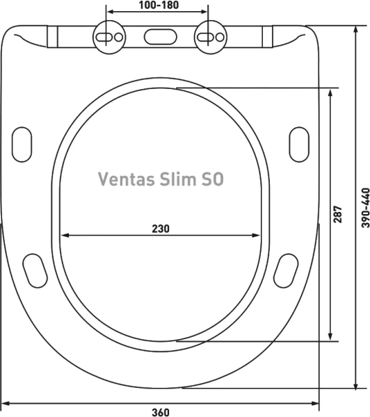 Унитаз подвесной BERGES Ventas с сиденьем микролифт 082135 (детальная фотография), фарфор, керамика