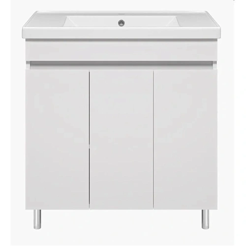 Тумба под раковину напольная Misty Енисей 80 см белая - фото 1