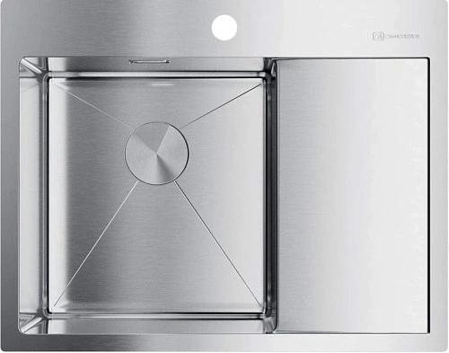 Мойка для кухни Omoikiri Akisame 65-IN-R 65 см нержавеющая сталь чаша справа - фото 4