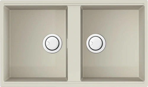 Мойка для кухни Omoikiri Kitagawa 83-2-U-WH 83 см белый - фото 1