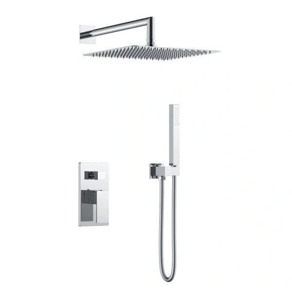 Душевой комплект Boheme Qubic хром 474-3-CR (детальная фотография)