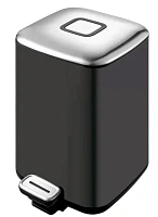 Мусорное ведро WeltWasser WW ME 9 л черное матовое