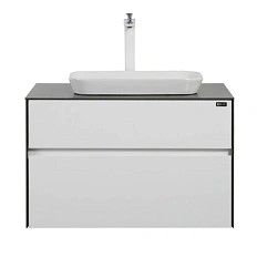 Тумба с раковиной подвесная Black&White Universe 907U800-1 80 см МДФ