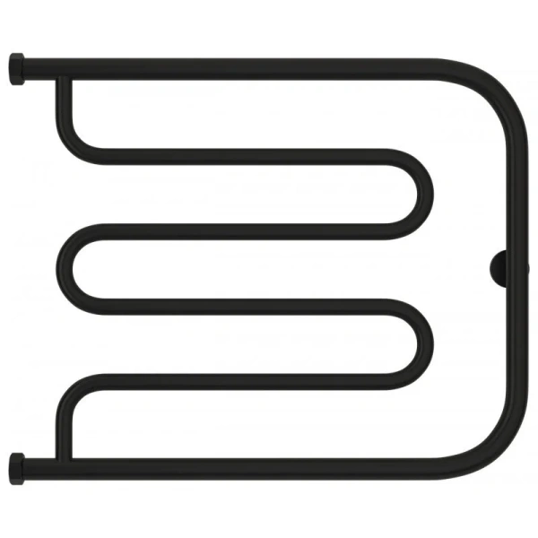 Полотенцесушитель водяной Сунержа Лира+ 65х50 см черный матовый 31-4011-5065 (детальная фотография), черный