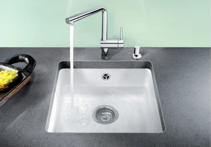 Мойка для кухни Blanco Subline 375-U (детальная фотография), врезные