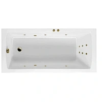 Ванна гидромассажная Excellent Aquaria Line 170 x 75 см, белый/бронза, WAEX.AQU17.LINE.BR