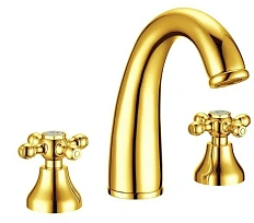 Смеситель для раковины Boheme Tradizionale Oro на 3 отверстия