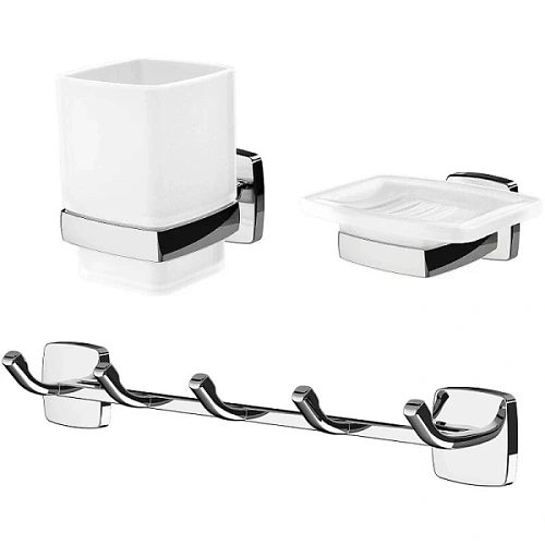 Набор аксессуаров для ванной Am.Pm Gem хром - фото 1