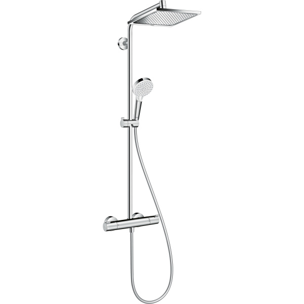Душевая стойка Hansgrohe Crometta E с термостатом 27271000 (детальная фотография)