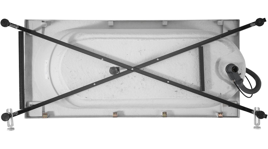 Ванна акриловая Aquanet Lotos 175x80 см с каркасом 328870 (детальная фотография), без гидромассажа, недорогие, большие