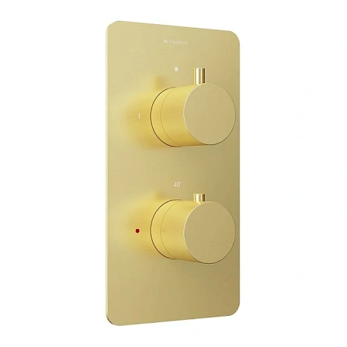 Смеситель для душа Aqueduto ACENO шлифованное золото - фото 3