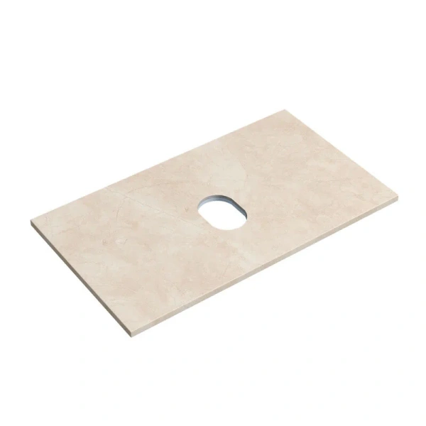 Столешница Sancos 80 см без отверстия под смеситель kreman TT80A2 (детальная фотография)